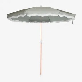 Parasol Ø230 Cm Z Tkaniny I Aluminium Jarko Awokado - Sklum