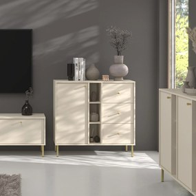 Komoda TORINO 100 cm do Salonu Sypialni Odcienie beżu