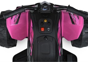 Elektryczny quad dla dzieci, 12V, różowy