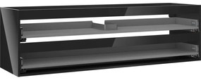 Mexen Box-A korpus szafki podumywalkowej 160 cm, 2 szuflady, czarny połysk - 91AX0-1600-470-2-70