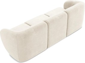Beżowa sofa z tkaniny szenilowej 244 cm Lani – Makamii