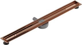 Mexen Flat 360° korpus do odpływu liniowego obrotowy 80 cm, różowe złoto - 1640080
