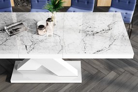 Marmurowy stół do jadalni w połysku Xenon