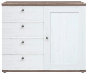 Komoda TEINA 4S1D, sosna canyon