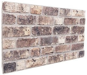 Ciemnobrązowe panele ścienne wzór cegły C3-B85