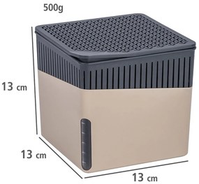 Pochłaniacz wilgoci z atmosfery, urządzenie osuszające + wkład 0,5 kg - obsługuje do 40 m3 powietrza, 13 x 13 x 13 cm, WENKO