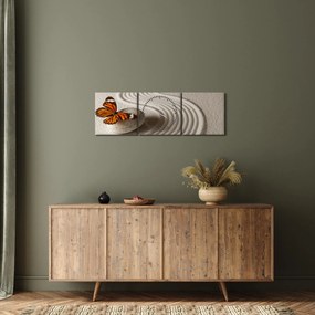 Obraz - Spokój ducha (z zegarem) (90x30 cm)