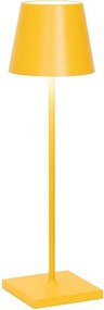 Zafferano - Poldina Pro Ochre Lampa stołowa LED z możliwością ładowania i ściemniania - 2,2 W 2200-2700-3000 K