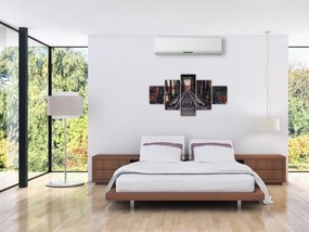 Obraz mostu kolejowego (125x70 cm)