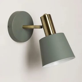 Regulowana Lampa Ścienna Z Żelaza Agueda Celadón - Sklum