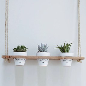 Drewniany kwietnik (wysokość 80 cm) Gar – Kalune Design