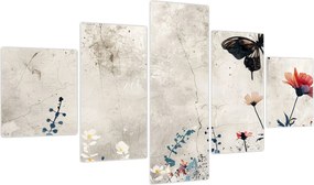Obraz - Łąka w betonie (125x70 cm)