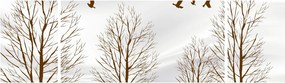 Obraz - Jeleń przed rzeką (170x50 cm)