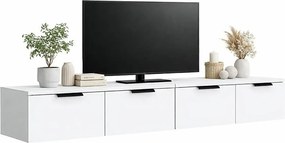 Zestaw dwóch wiszących szafek białych G0-R67