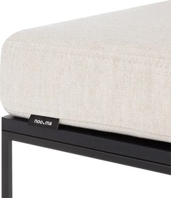 Beżowy tapicerowany stołek Feo – noo.ma