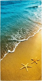 Szybkoschnący ręcznik plażowy SUNNY BEACH kolorowy 70 x 140 cm, 100% mikrofibra