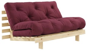 Sofa rozkładana Karup Design Roots Raw/Bordeaux