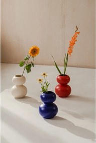 Czerwony ceramiczny wazon (wysokość 36 cm) Tuga – noo.ma