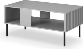 Szara ława z półką i lamelami G7-H51