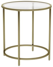 Stolik boczny LYRA złoty