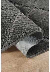 Antracytowe dywaniki łazienkowe zestaw 2 szt. 50x80 cm Cizgili – Foutastic