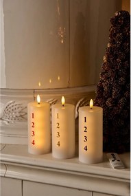 Świeczka LED na baterie (wysokość 15 cm) Sille Advent – Sirius