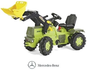 Rolly toys traktor na pedały z biegami mercedes benz łyżka 3-8 lat