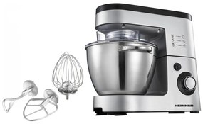 Heinner HPM-1500XMC-V2 - Robot kuchenny z miską i obudową ze stali nierdzewnej, 1500 W/230 V