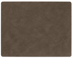 Mata stołowa ze skóry ekologicznej 35x45 cm Square L Corduroy – LIND DNA
