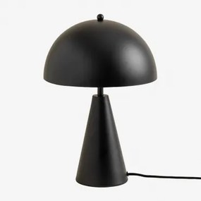 Lampa Stołowa Z Żelaza Jaliya Czarna - Sklum