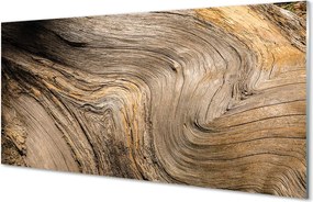 Szklany Panel Organiczny Rysunek Drewna