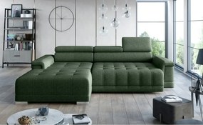 Narożnik CAMPO S z elektryczną regulacją siedziska Lewostronny w tkaninie MEMPHIS 12 WERSAL