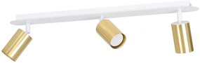 Biało złota nowoczesna lampa sufitowa D084 A5-K79