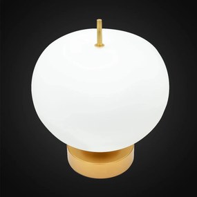 Lampa stołowa ze szklanym kloszem i oświetleniem LED Apple T