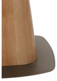 Stół w dekorze dębu 120x120 cm Etel – MOME