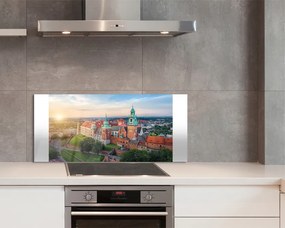 Panel Szklany Wschód Słońca nad Wawelem