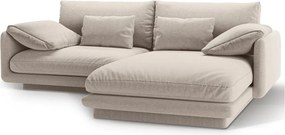 Beżowy narożnik (prawostronny) Torino – Micadoni Home