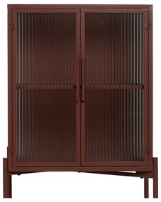 Ceglasta metalowa witryna 52x90 cm Harris – Ixia