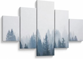 Obraz - Mglisty las (125x70 cm)
