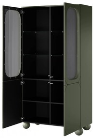 Witryna Sonatia II do salonu 100 cm - oliwka