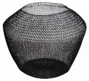 Czarny metalowy abażur do świec NERRAH BLACK