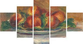 Obraz - Auguste Renoir, Peaches on a  Plate, reprodukcje (125x70 cm)