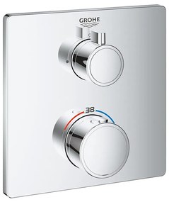 GROHE 24078000 - Termostatyczna bateria prysznicowa GROHTHERM, chrom błyszczący