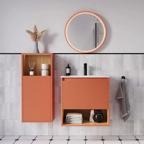 Badmöbel Set BELDIVO 60 cm mit Waschbecken