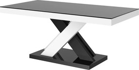 Designerska ława nierozkładana Xenon Lux Mini w wysokim połysku