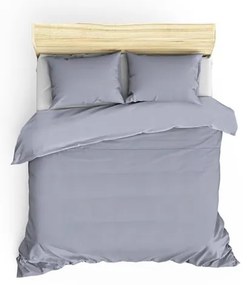 Szara pościel dwuosobowa z satyny bawełnianej 240x220 cm Elegant – Mijolnir