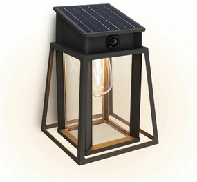 Philips Lysin UltraEfficient solarna oprawa LED zczujnikiem, czarna, 3,2 W, 500 lm, 2700 K