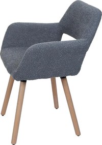 Krzesło do jadalni MCW-A50 II (zestaw 6 sztuk),  ciemnoszary