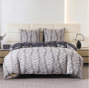 PrzytulneMieszkanie.pl PrzytulneMieszkanie.pl Pościel z mikroflanelu KAVOLO szara Rozmiar pościeli: 2 szt 70 x 90 cm | 200 x 220 cm