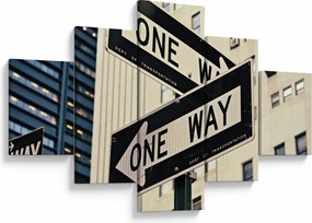 Obraz - New York ONE WAY (125x70 cm)